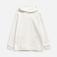 Худи оверсайз унисекс Snuggie, молочно-белое