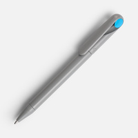 Ручка шариковая Prodir DS1 TMM Dot, серая с голубым
