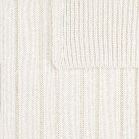 Шарф Knit Beat, белый (молочный)