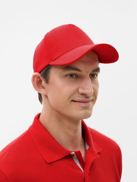 Бейсболка Forvus, красная