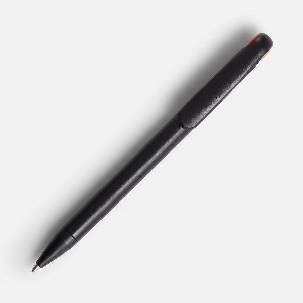 Ручка шариковая Prodir DS1 TMM Dot, черная с оранжевым