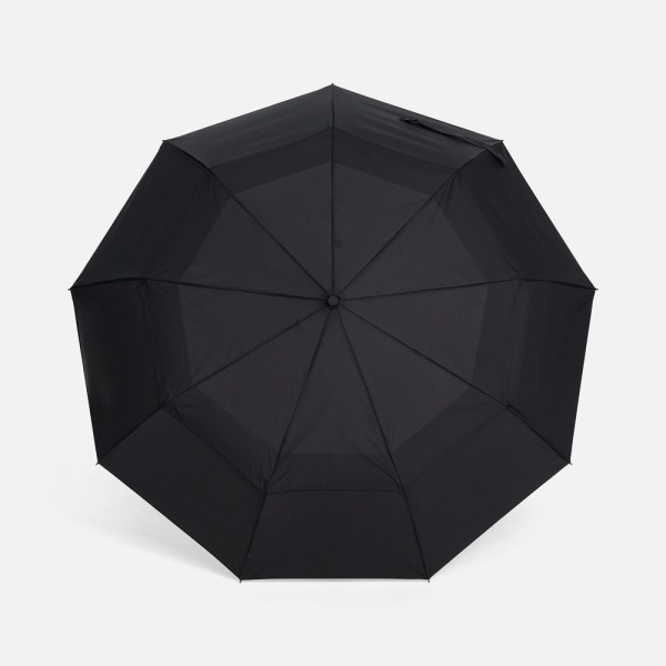 Складной зонт Dome Double с двойным куполом, черный