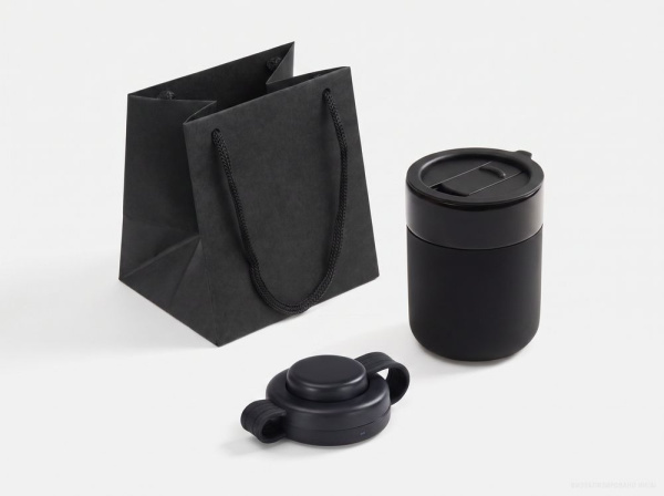Пакет под кружку Cupfull, черный