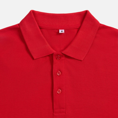 Рубашка поло унисекс Tervise, красная