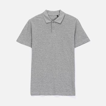 Рубашка поло унисекс Pulse, серый меланж