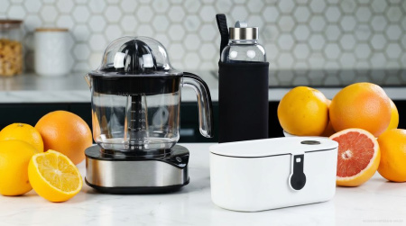 Ланчбокс Lunch Break, белый с черным