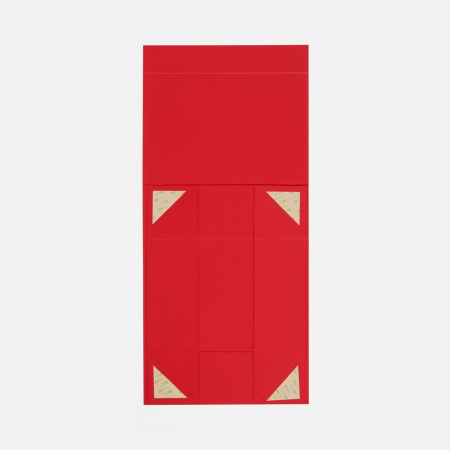 Коробка складная Quadra Fold, красная