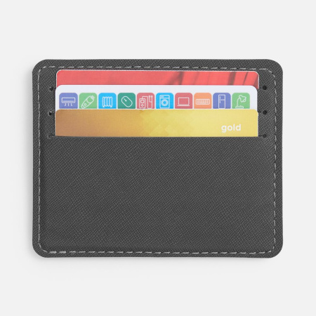 Чехол для карточек Detalli, серый