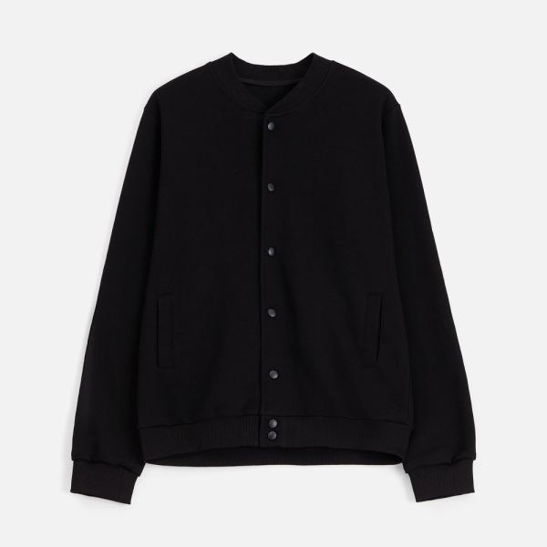 Бомбер унисекс Nuppu, черный