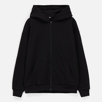 Толстовка унисекс оверсайз Sartoro, черная, размер 3XL/4XL
