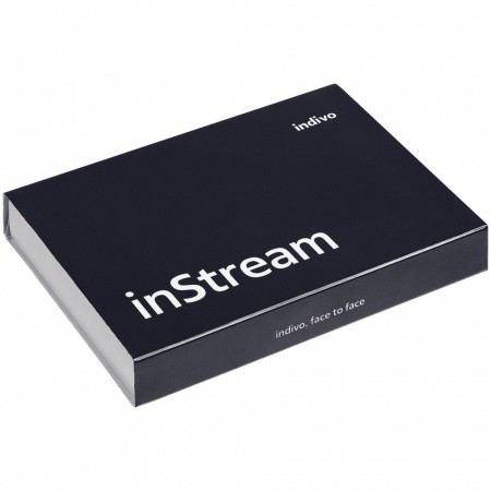 Чехол для карточек inStream, красный