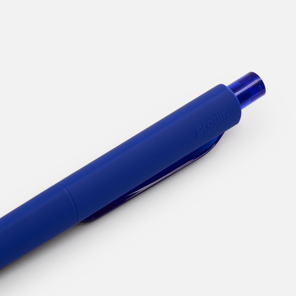 Ручка шариковая Prodir DS8 PRR-Т Soft Touch, синяя