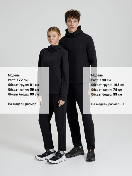 Анорак унисекс Lovi, черный