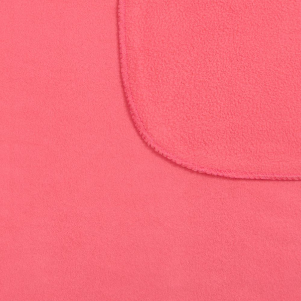 Флисовый плед Warm&Peace, розовый (коралловый)
