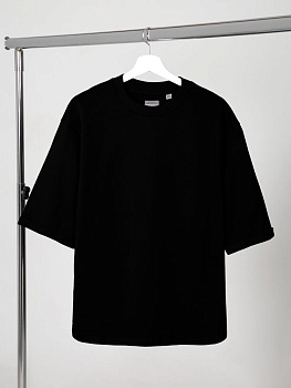 Футболка унисекс Kosmos 2.0, черная, размер M/L