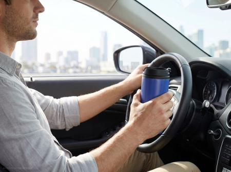 Термостакан Canella, синий матовый