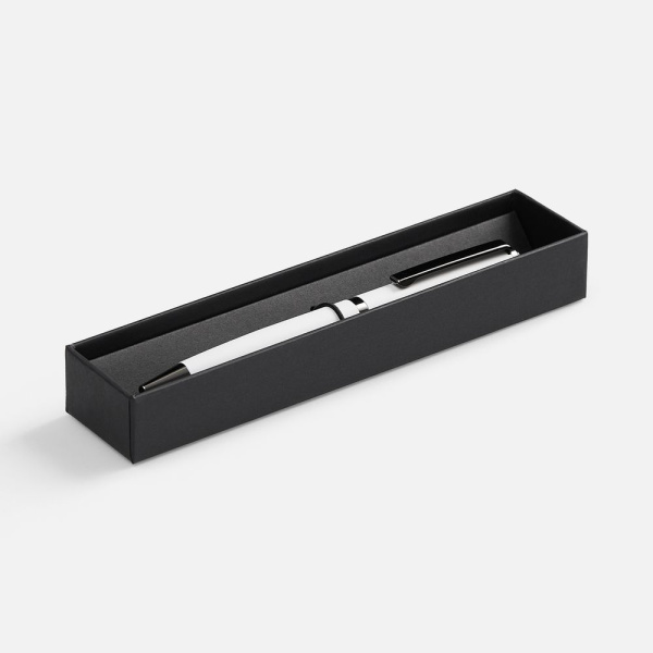 Ручка шариковая Inkish Gunmetal, белая