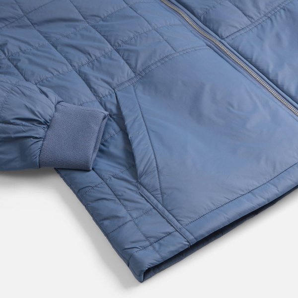 Куртка унисекс Warmbridge, синяя (джинс)