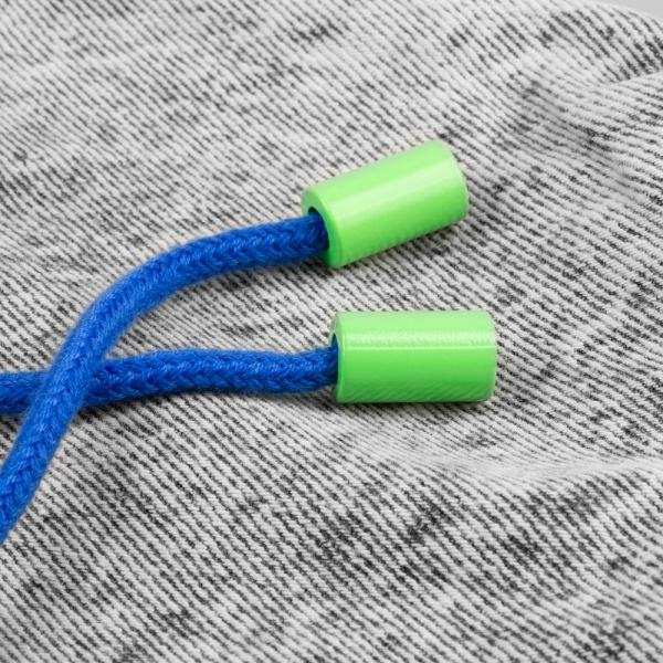 Наконечник для шнурка Tizzle, зеленый неон