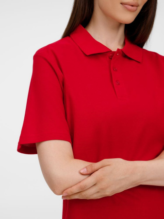 Рубашка поло унисекс Tervise, красная