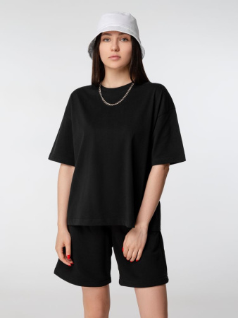 Футболка оверсайз женская Boxy Women, темно-серая (графит)
