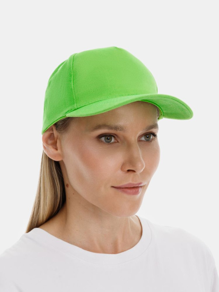 Бейсболка Long Beach, зеленое яблоко