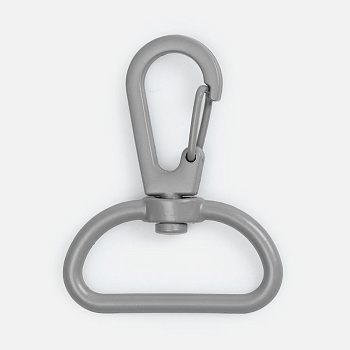 Застежка-карабин Snap Hook, L, серая