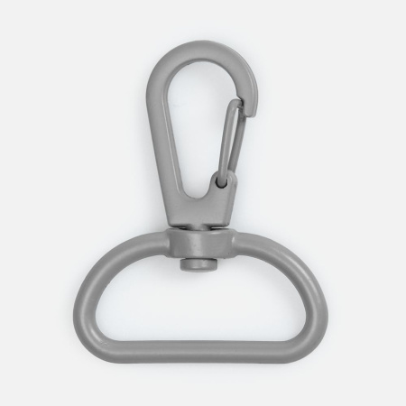 Застежка-карабин Snap Hook, L, серая