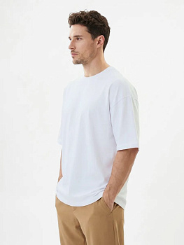 Футболка Oversize Premium 210, белая, размер XL