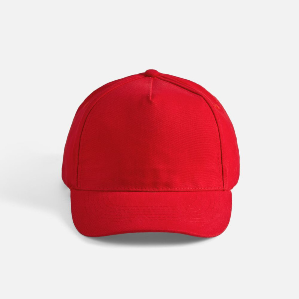 Бейсболка Long Beach, красная