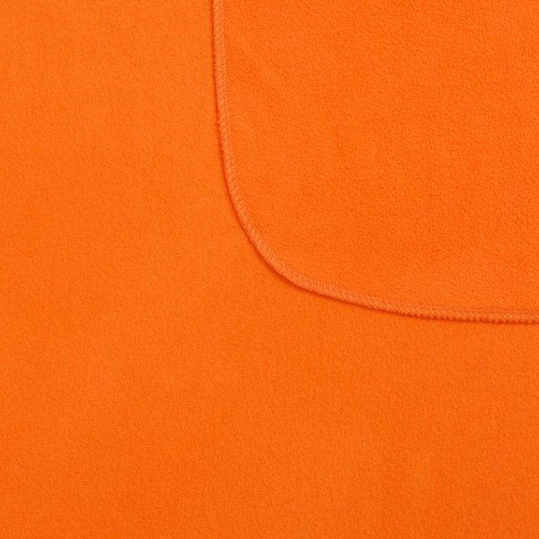 Флисовый плед Warm&Peace, оранжевый