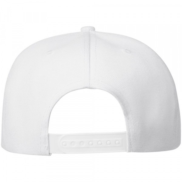 Бейсболка Snapback с прямым козырьком, белая