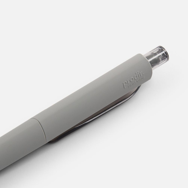 Ручка шариковая Prodir DS8 PRR-T Soft Touch, серая