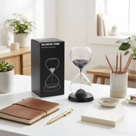 Магнитный антистресс Elusive Time, черный