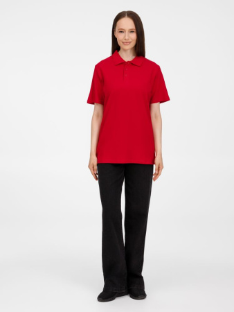 Рубашка поло унисекс Tervise, красная