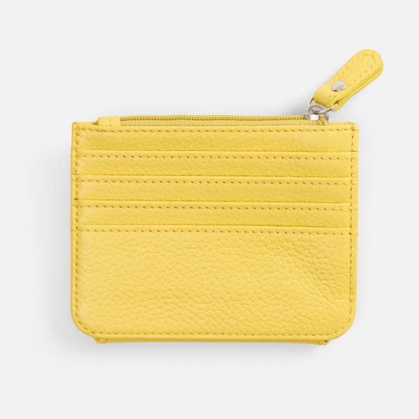 Картхолдер на молнии Unison, желтый