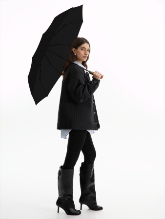 Зонт складной Cloudburst, черный