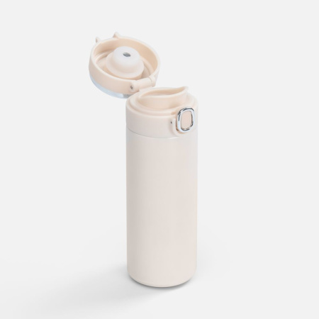 Смарт-бутылка c заменяемой батарейкой warmSens, молочно-белая, без пакета