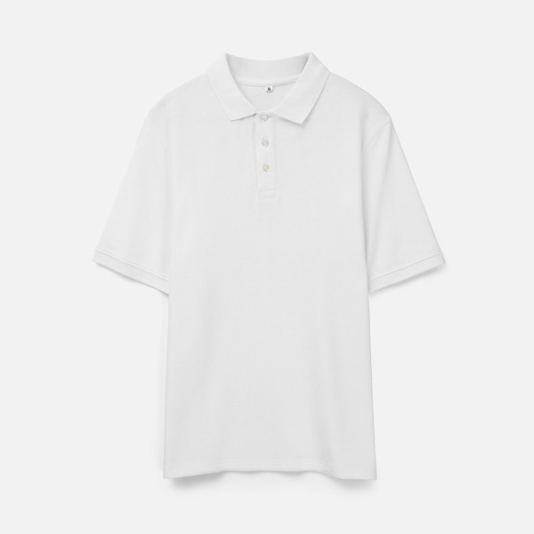Рубашка поло унисекс Upswing, белая