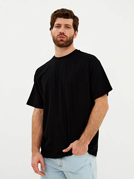 Футболка Oversize Premium, черная, размер M